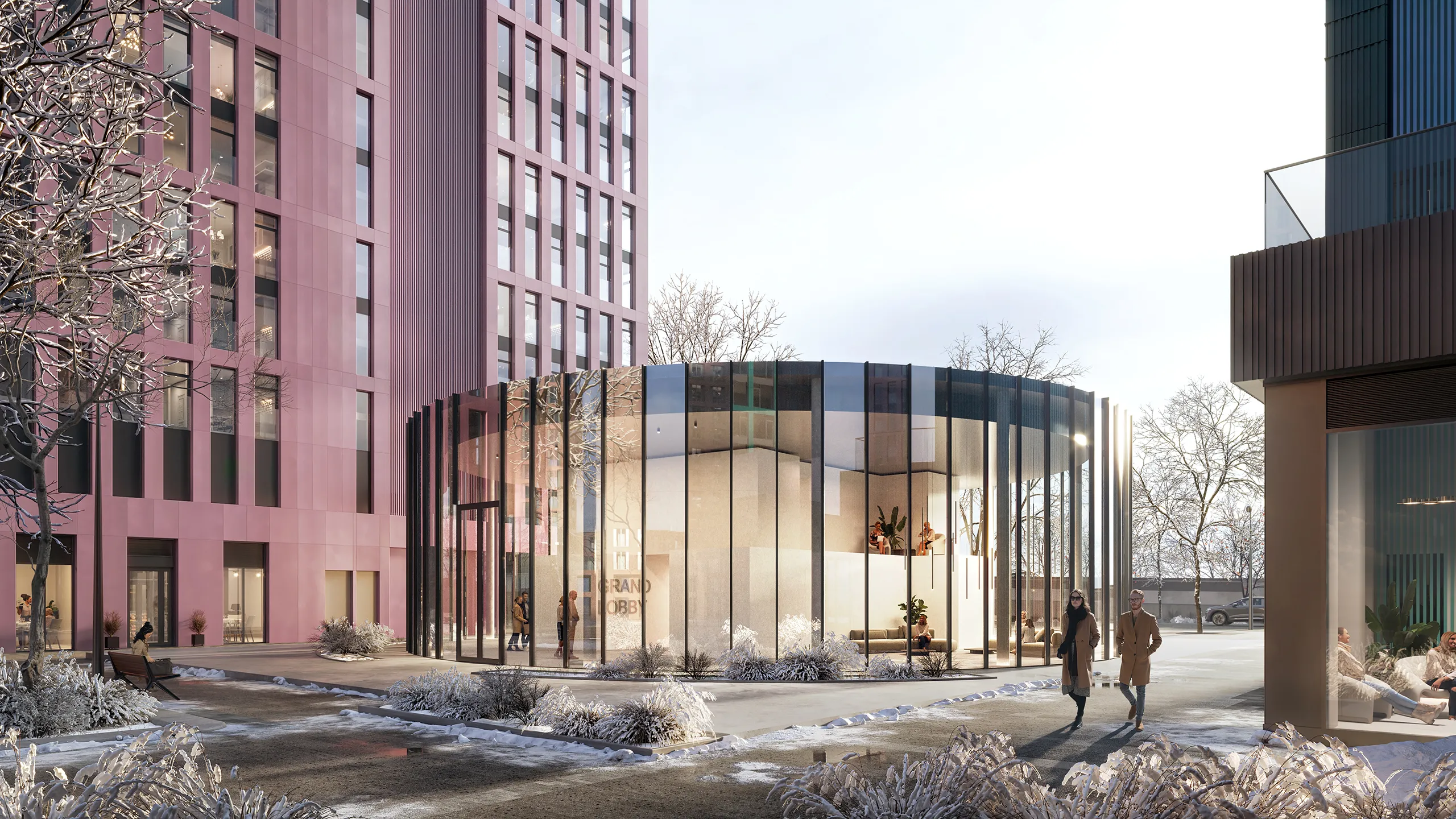 City Bay project thumbnail — exterior 3D render of waterfront residential complex