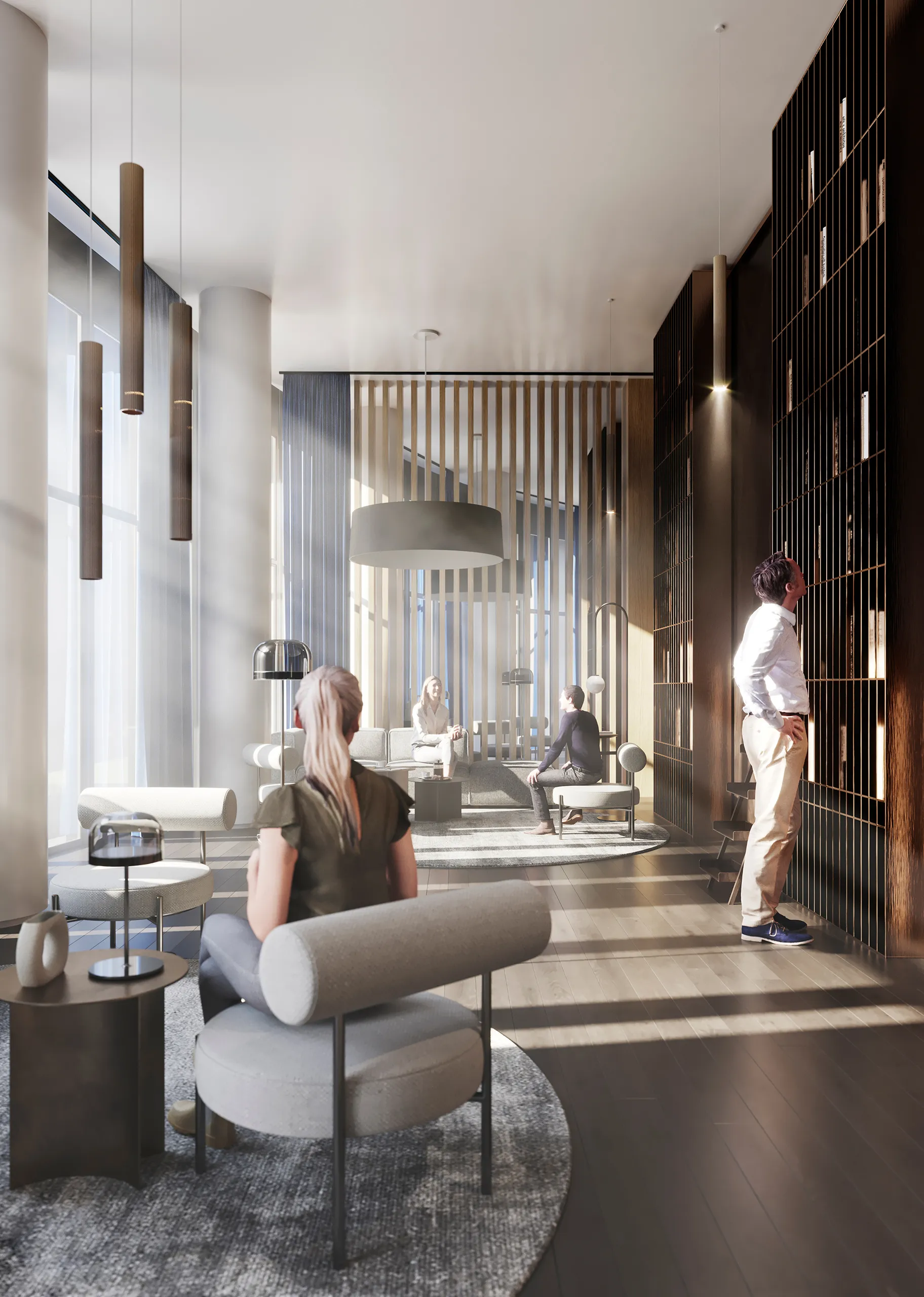 Mod interiors project thumbnail — exterior 3D render of residential complex